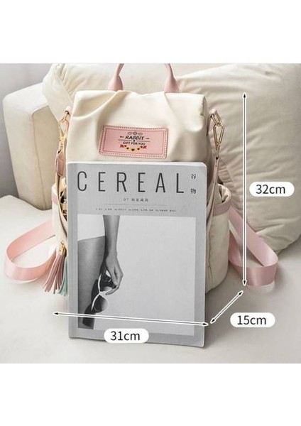 Koreli Oxford Bez Sırt Çantası, Kız Öğrenci Büyük Kapasiteli Seyahat Okulu Çantası Küçük Sırt Çantası (Yurt Dışından) modelleri