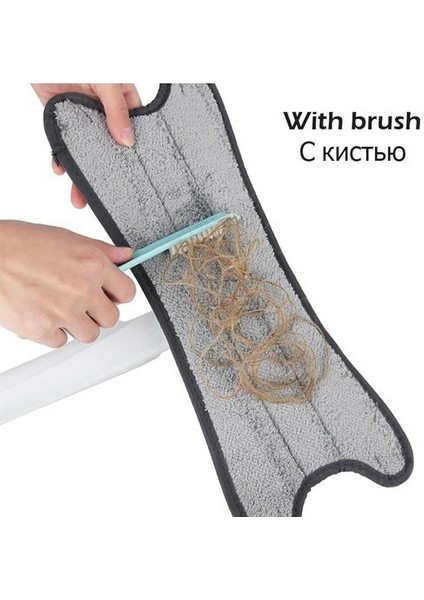 x Tipi El Ücretsiz Yıkama Düz Paspas Kat Paspas Pencere Süpürgesi 360 Döner Ev Temizleme Aracı ile Yeniden Kullanılabilir Mikrofiber Pedler Sihirli Paspas | Paspaslar (Yurt Dışından)