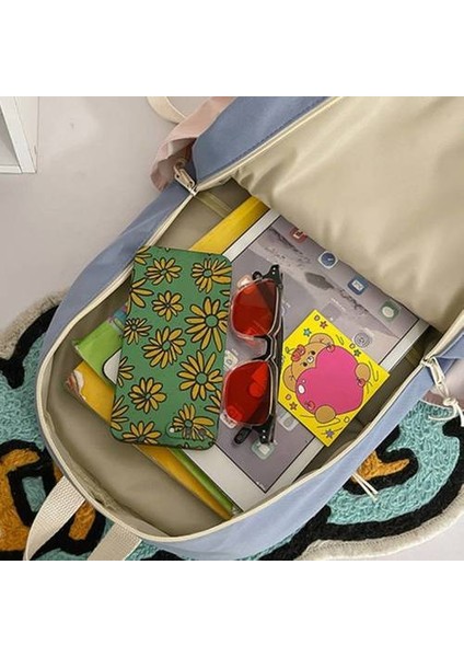 Büyük Kapasiteli Öğrenciler İçin Küçük Taze ve Sevimli Okul Çantası (Yurt Dışından) modelleri