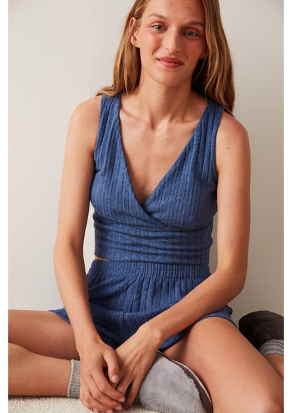 Indigo Şort Pijama Altı