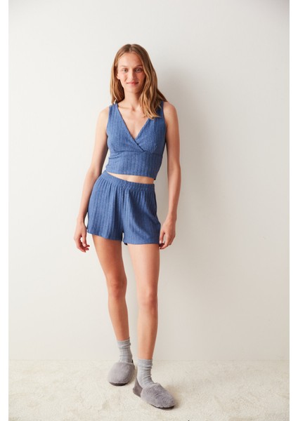 Indigo Şort Pijama Altı