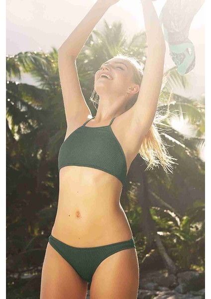 Tankini Bikini Takım Yeşil