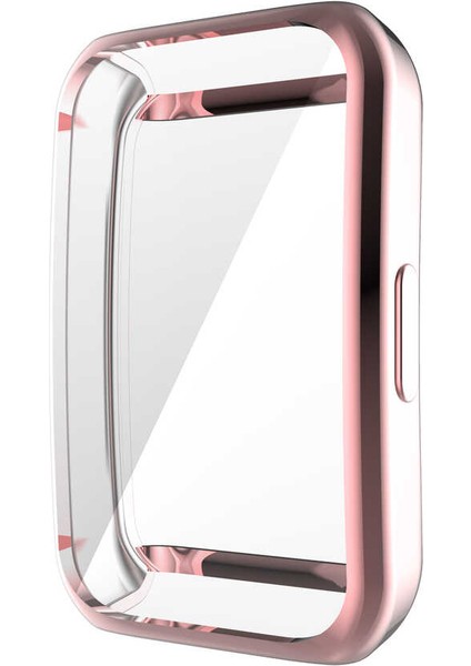 Casestreet Huawei Band 6 Kordon Önü Kapalı Renkli Silikon Gard 09 Bronz