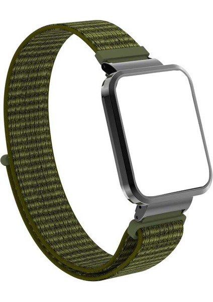 Xiaomi Redmi Watch 2 Lite Kordon Cırtcırt Kumaş Ayarlanabilir Krd 58-Yeşil