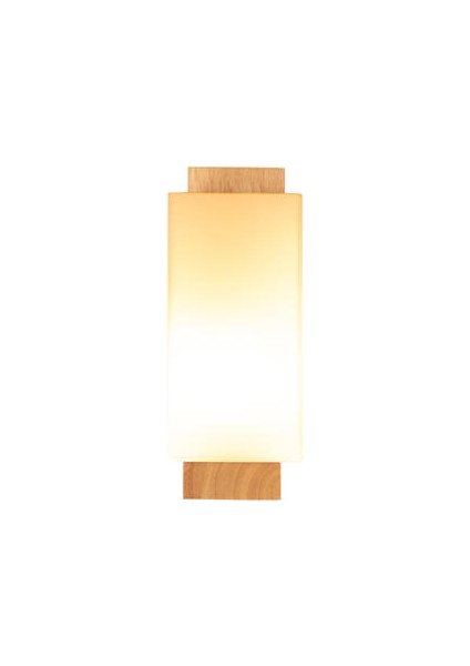 Iç Katı Ahşap Duvar Lambası, Yaratıcı Basit Modern Stil, 5024 (Yurt Dışından)