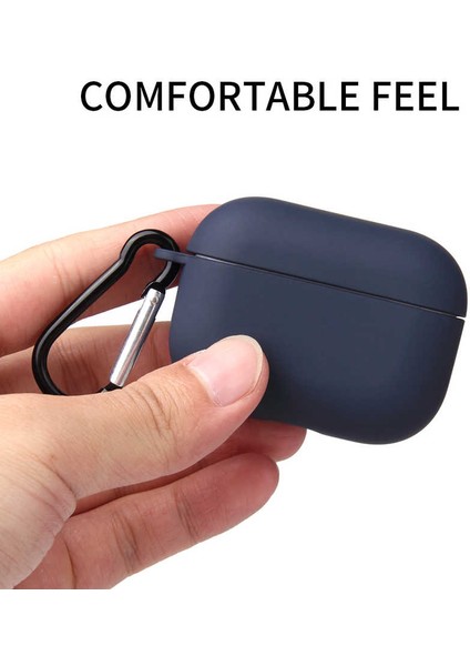 Apple Airpods Pro Kılıf Mat Kancalı Silikon A11 Lila fiyatları