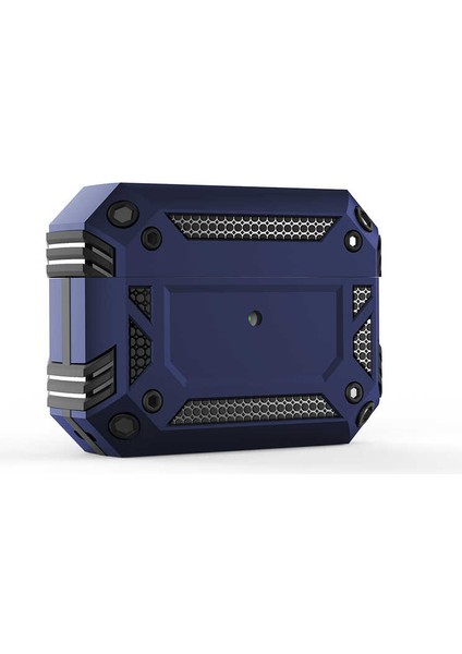 Apple Airpods Pro Kılıf Sert Tank Koruma A15 Lacivert