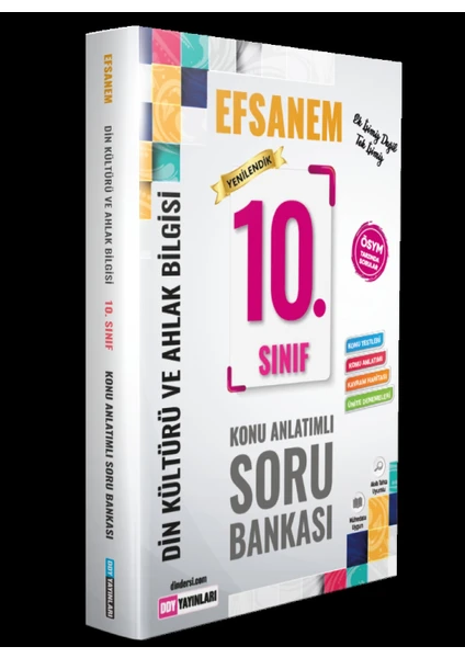 Ddy Yayınları Din Kültü ve Ahlak Bilgisi Efsane Konu Anlatımlı Soru Bankası 10. Sınıf