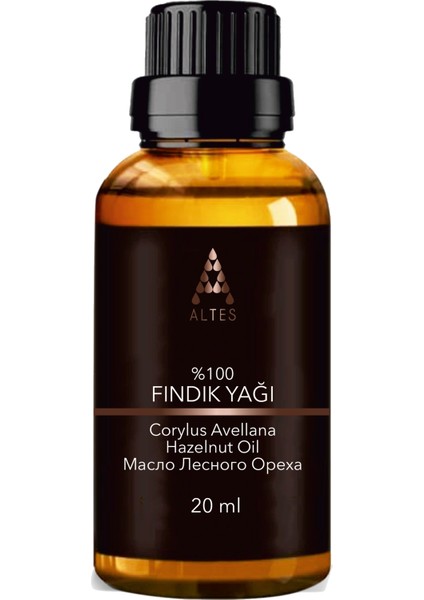 Saf Fındık Yağı Soğuk Sıkım 20 ml