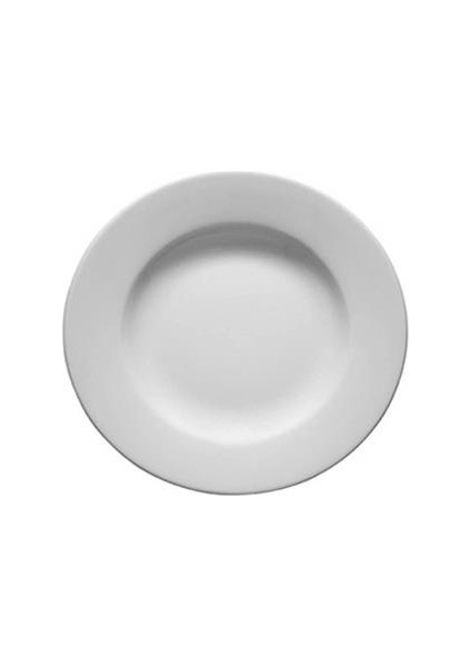E Otel Çukur Tabak Dekorsuz 21 cm