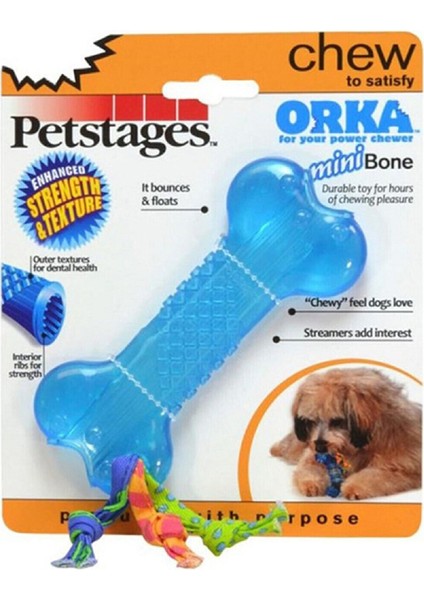 Küçük Köpek Oyuncağı Mini Orka Bone