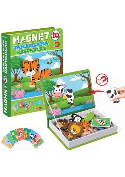 1512 Dıytoy, Magnet Tamamlama - Hayvanlar/ +3 Yaş