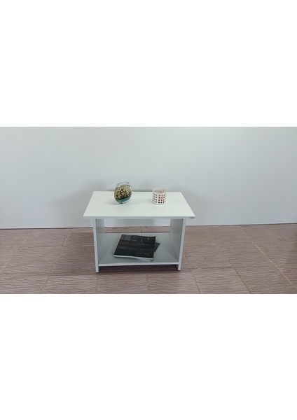 Raflı Ofis Sehpası 60X45X45 cm