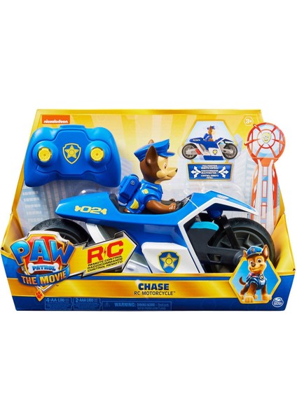 037305 Paw Patrol - Chase'in Rc Motosikleti - Paw Patrol The Movie +3 Yaş