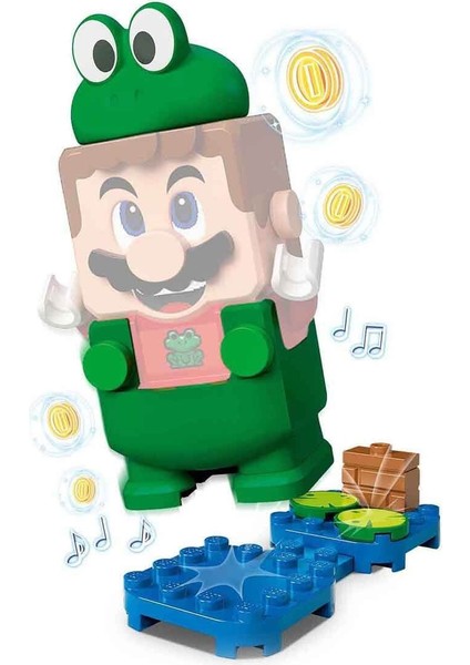 71392 LEGO Super Mario™ Frog Mario Güçlendirme Paketi, 11 Parça, +6 Yaş