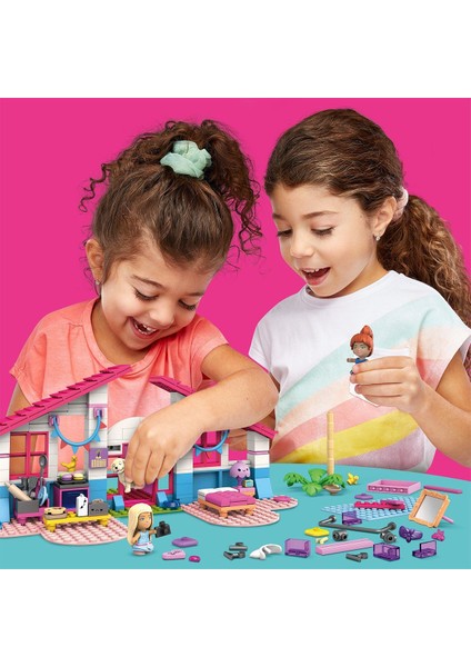 GWR34 Mega™ Bloks, Barbie'nin Malibu Evi, 303 Parça, +5 Yaş