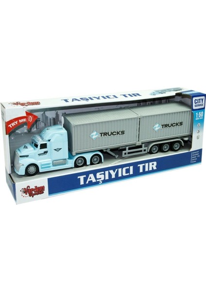 783A-784B Vardem 1:50 Karışık Sürtmeli Sesli Işıklı Taşıyıcı Tır (Tanker, Konteyner) modelleri