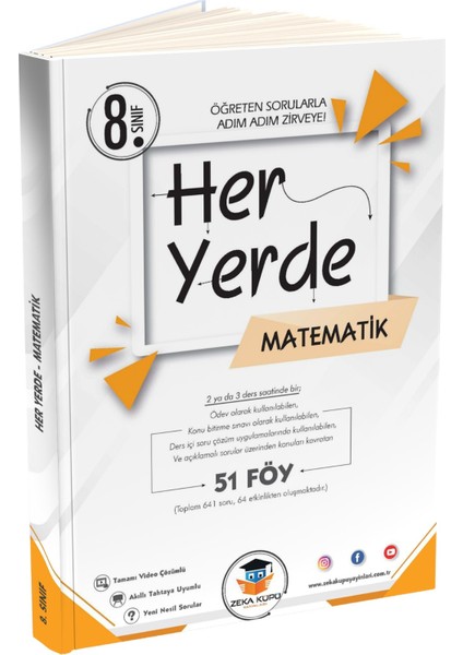 8. Sınıf Heryerde Matematik Soru Bankası (Ciltli)