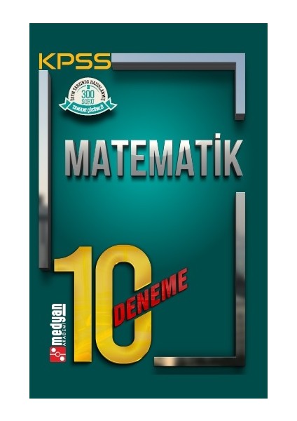 Yayınları KPSS Matematik 10 Deneme (Ciltli)