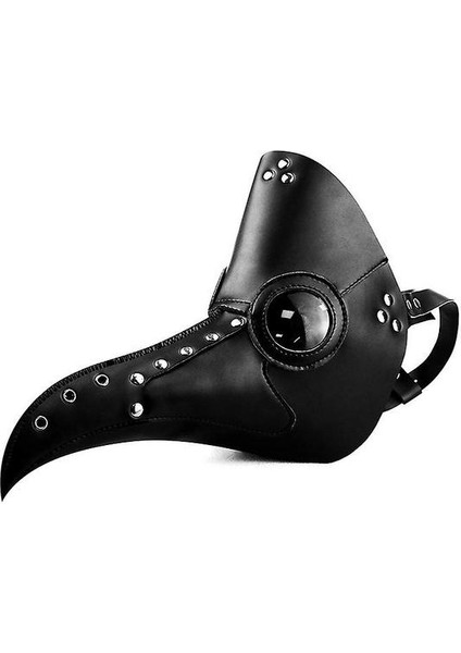 Veba Doktor Kuş Maskesi Cadılar Bayramı Cosplay Siyah Uzun Burun Gagası Steampunk Kuş Maskeleri (Yurt Dışından) fiyatları