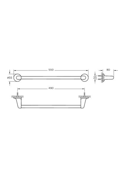 A44944 Artema Marin Uzun Havluluk, 450MM