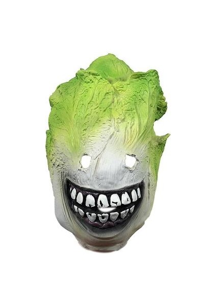 Oyunu Lahana Başlık Maskesi Masquerade Yeşil Sebze Cadılar Bayramı Partisi Cosplay Sahne (Yurt Dışından) fiyatları