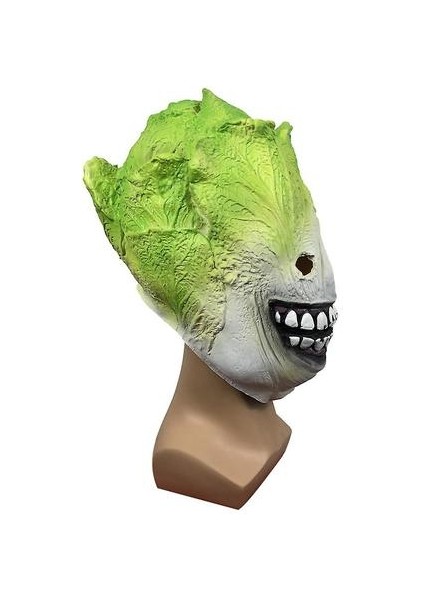 Oyunu Lahana Başlık Maskesi Masquerade Yeşil Sebze Cadılar Bayramı Partisi Cosplay Sahne (Yurt Dışından) modelleri