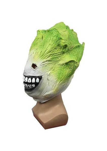 Oyunu Lahana Başlık Maskesi Masquerade Yeşil Sebze Cadılar Bayramı Partisi Cosplay Sahne (Yurt Dışından) fırsatları