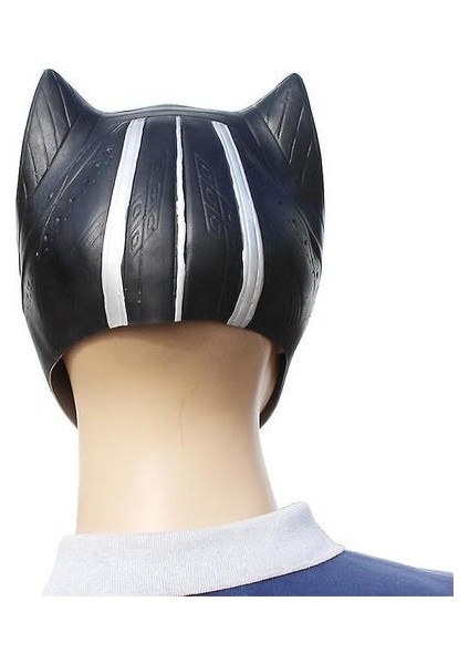 Avengers Siyah Panter Maske Hood Lateks Maske Parti Kostüm Sahne (Yurt Dışından)
