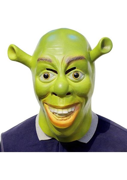 Cadılar Bayramı Maskesi Shrek Lateks Maske Parti Masquerade Spoof Film Parti Kostüm Sahne (Yurt Dışından)