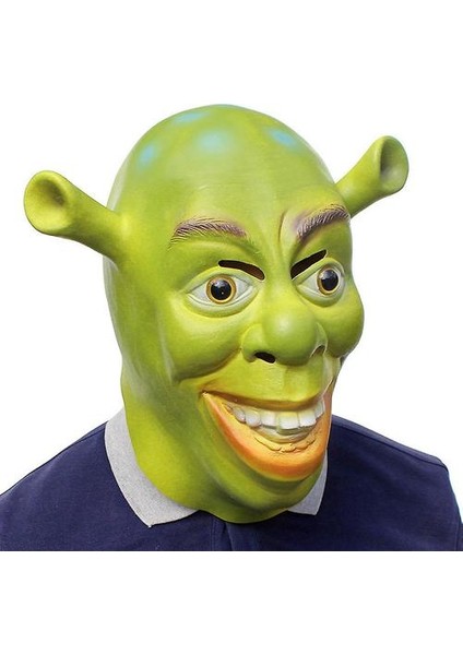 Cadılar Bayramı Maskesi Shrek Lateks Maske Parti Masquerade Spoof Film Parti Kostüm Sahne (Yurt Dışından) fiyatları