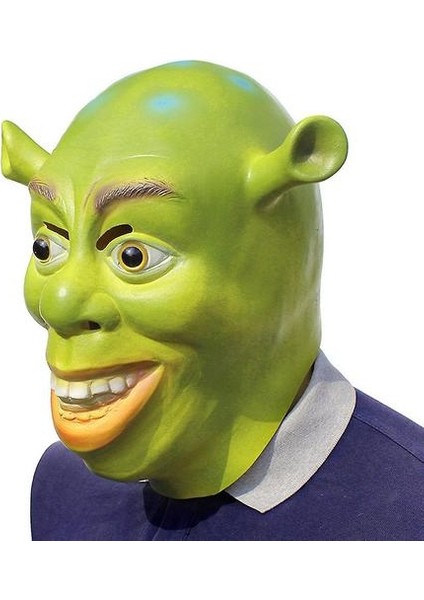 Cadılar Bayramı Maskesi Shrek Lateks Maske Parti Masquerade Spoof Film Parti Kostüm Sahne (Yurt Dışından) modelleri