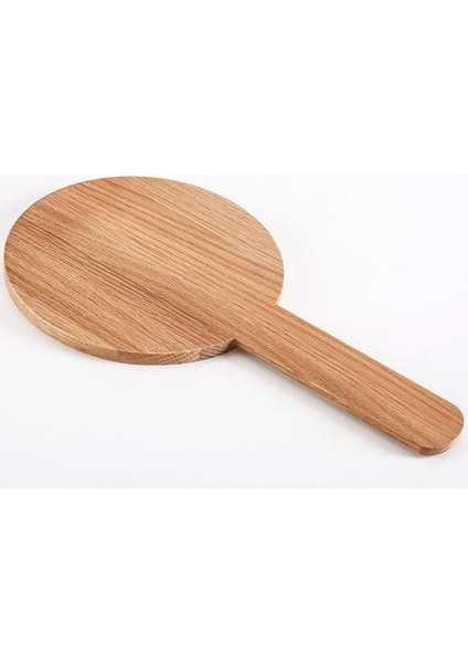 Meşe Katı Ahşap Yüksek Çözünürlüklü Kozmetik Mirror.women'in Taşınabilir Makyaj Aynası. Simple Tarzı Kadın Eli Güzellik Aynası. (Ahşap Renk) (Yurt Dışından)