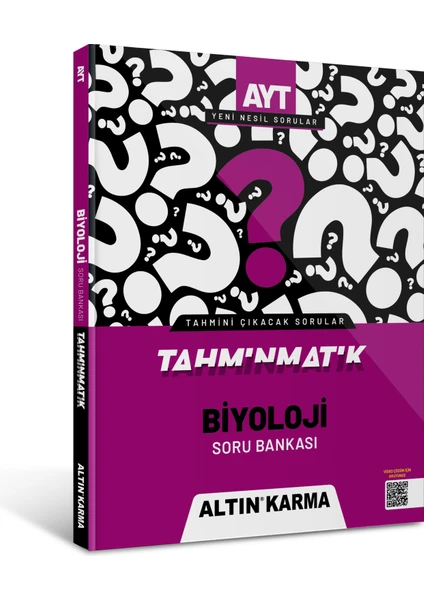 Altın Karma Yayınları Tahminmatik AYT  Biyoloji Soru Bankası