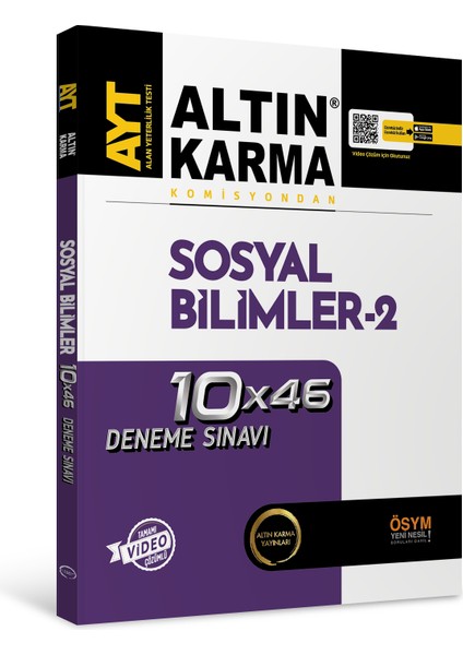 AYT Sosyal Bilimler-2 Branş Deneme