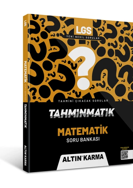 Altın Karma Yayınları Tahminmatik LGS 8.Sınıf Matematik Soru Bankası