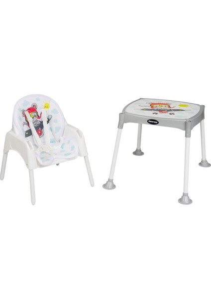 Maxi Taxi Baby Feeding 3in1 Çalışma Masalı Mama Sandalyesi