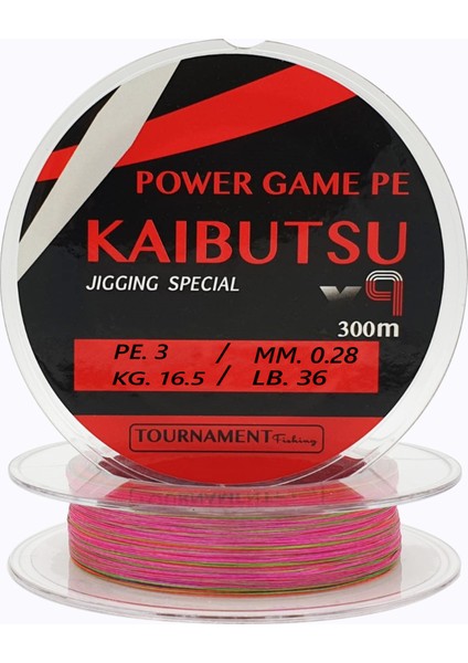 Power Game Pe Kaıbutsu Jigging Special X9 Pe. 3 /mm0.28 KG16.5/LB.36