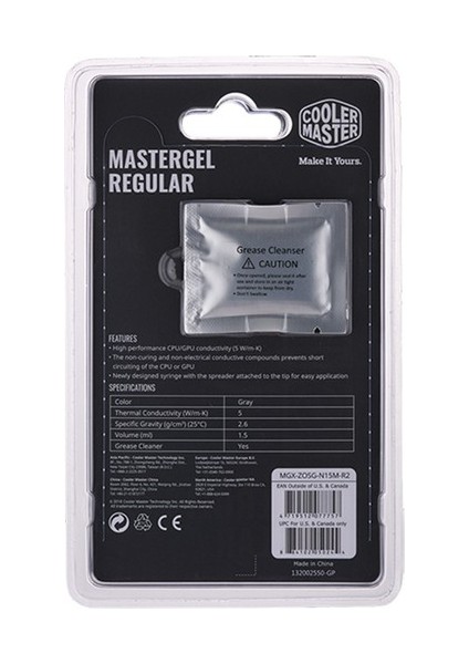 Coolermaster Mastergel Reguler Termal Macun (MGX-ZOSG-N15M-R2)