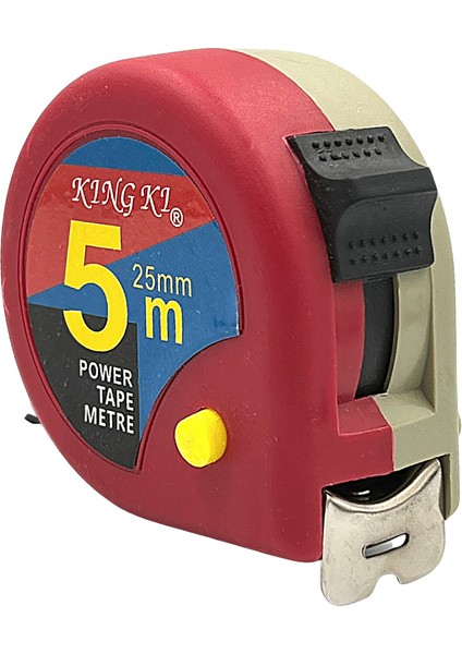 Kıng Kı Şerit Metre Bordo 5x25