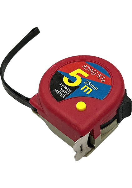 Kıng Kı Şerit Metre Bordo 5x25