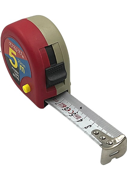 Kıng Kı Şerit Metre Bordo 5x25