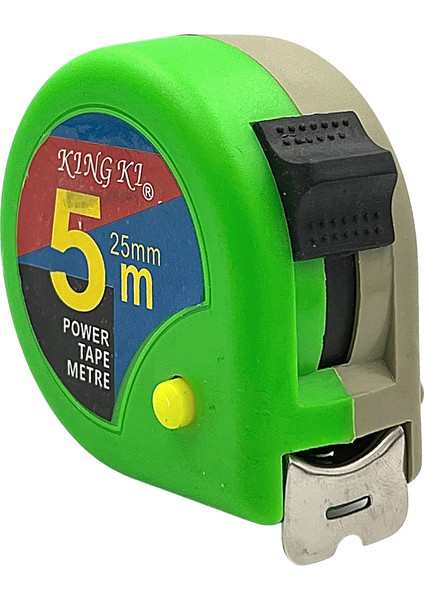 Kıng Kı Şerit Metre Yeşil 5x25