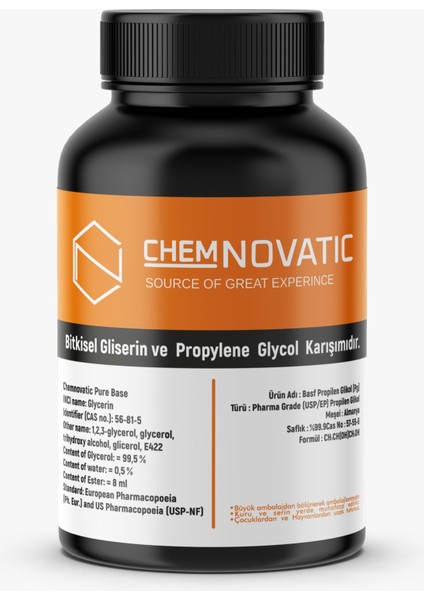 Pars Kimya 500 3mg 80/20 Chemnovatic Nbase Yüksek Saflık Oranı Gliserin