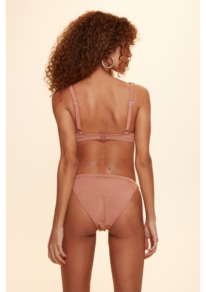 Unıqe Ayarlı Ince Kenarlı Bikini Tek Alt Bronz 229208 fiyatları