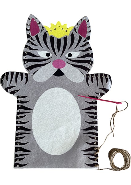 Elişi Keçe El Kuklası Kendi Kuklanı Kendin Yap Hayvanlar