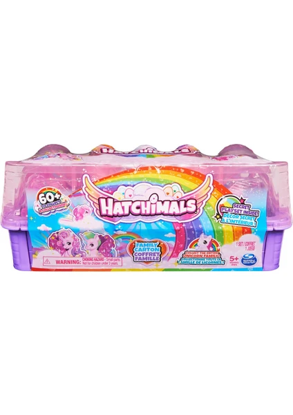 Spin Master 6063118 Hatchimals Sürpriz 10 Karakterli Unicorn Ailesi Oyun Seti