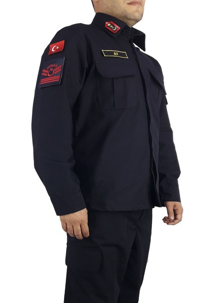 Jandarma Asayiş Lacivert Kışlık Gömlek