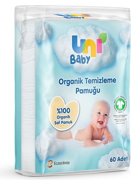 Uni Baby Unı Baby Bebek Temizleme Pamuğu 6X60'LI