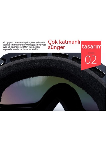 Dış Mekan Kayak Gözlükleri / MT05 195 x 105 mm. (Yurt Dışından)